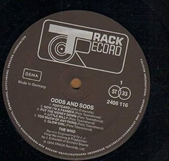 Amazon.co.jp: Who, The - Odds & Sods - Track Record - 2406 116 Amazon.co.jp: Who, The - Odds & Sods - Track Record - 2406 116